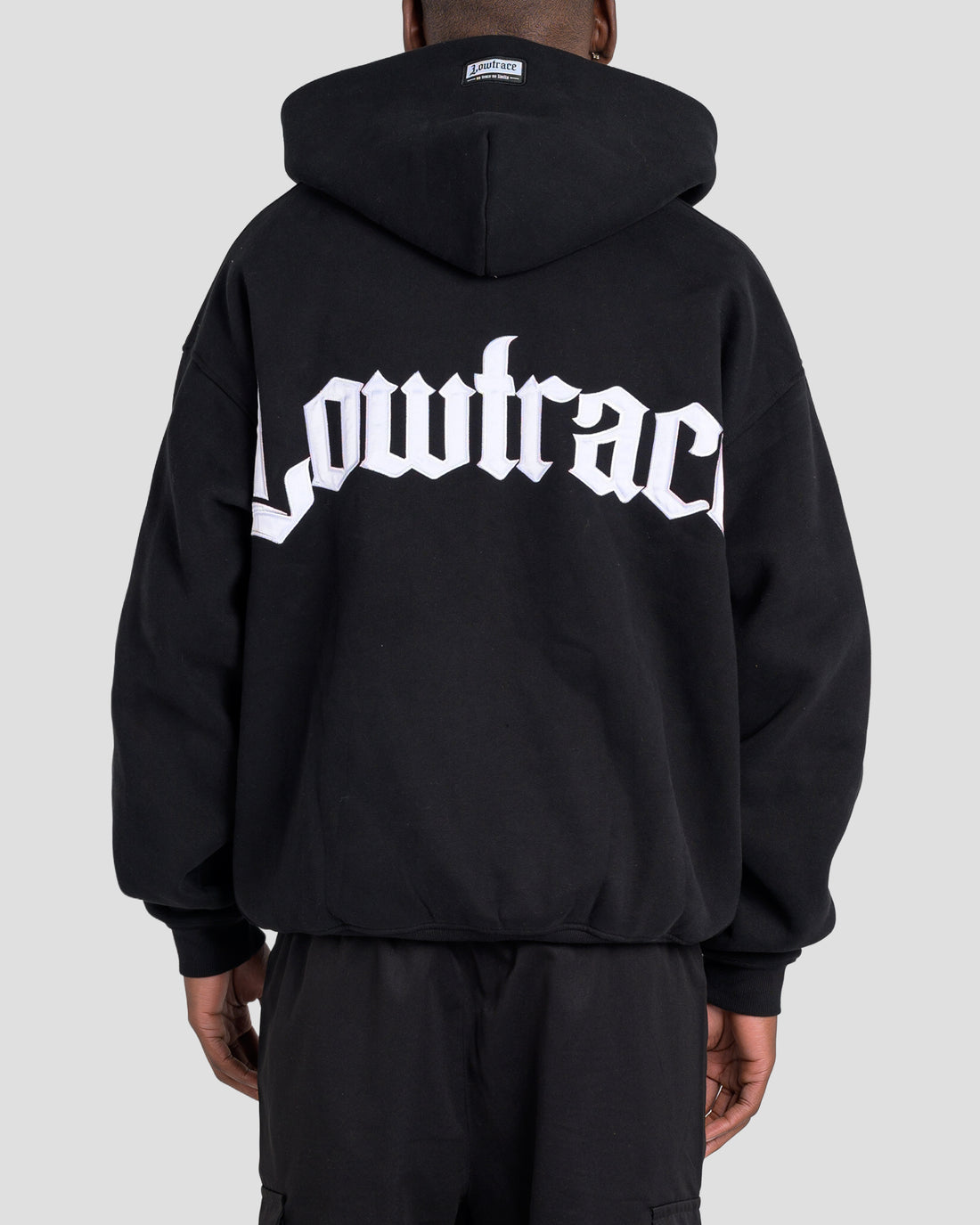 LOWTRACE FIRST OFFENCE HOODIE - BLACK