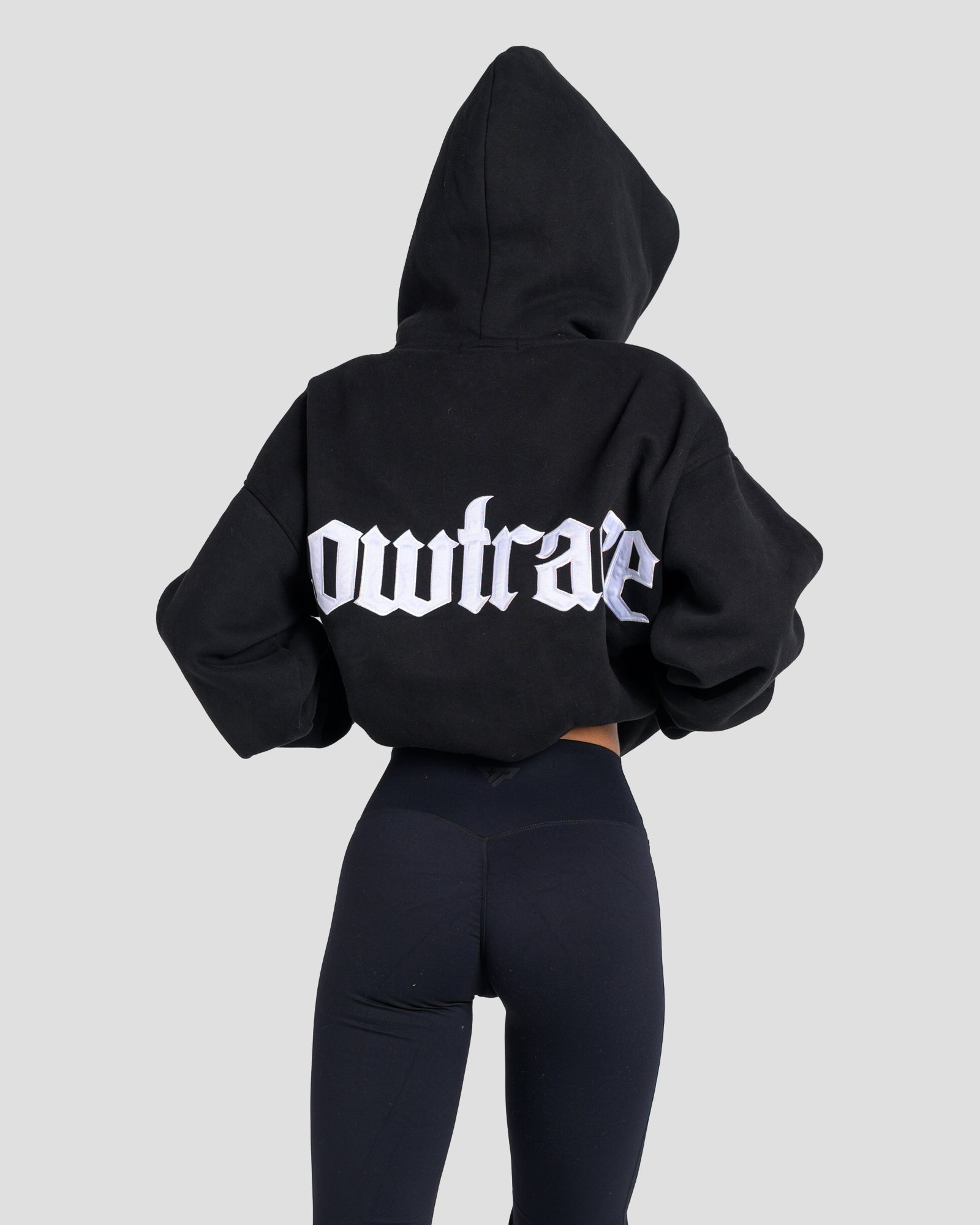 LOWTRACE FIRST OFFENCE HOODIE - BLACK