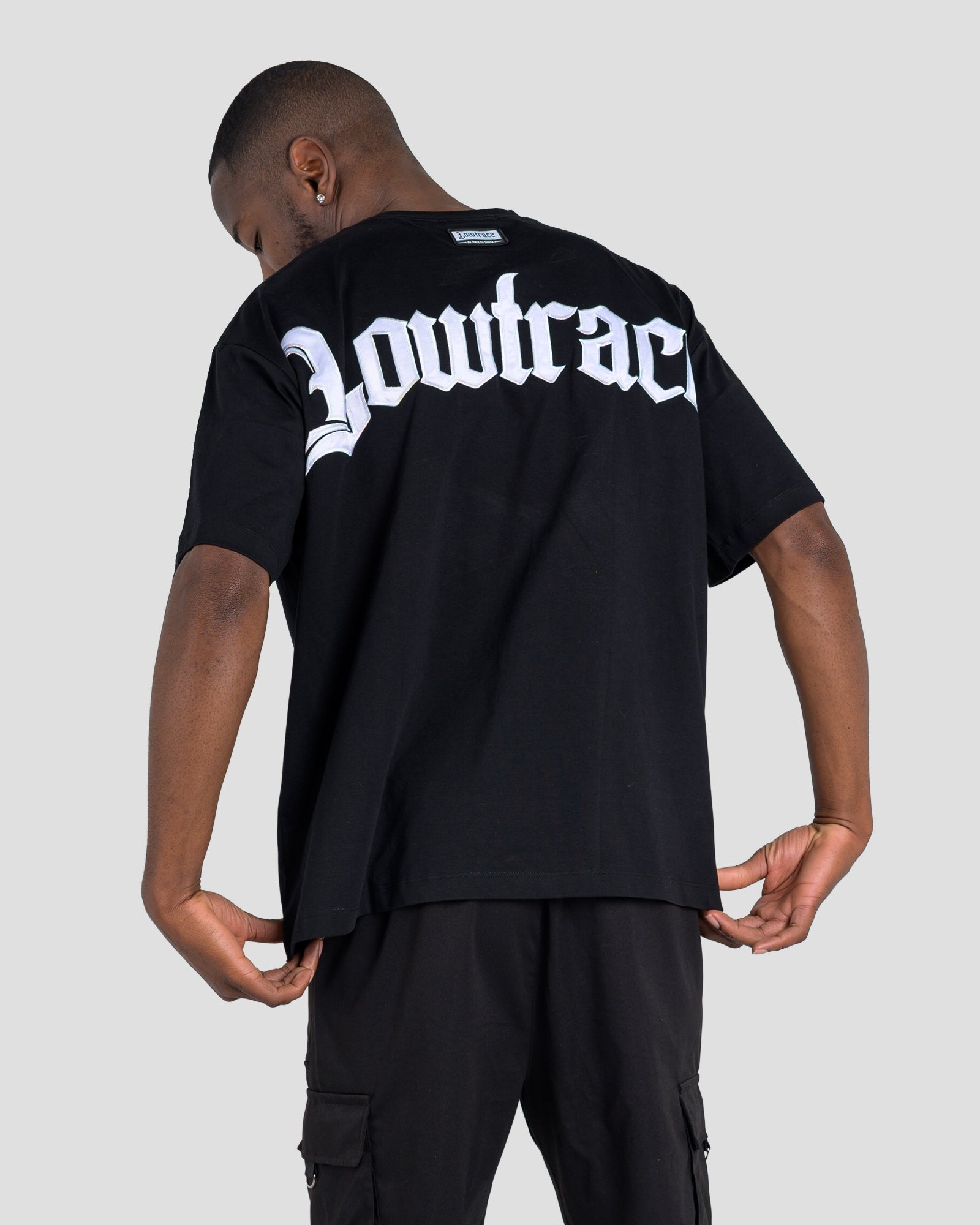 LOWTRACE FIRST OFFENCE TEE - BLACK