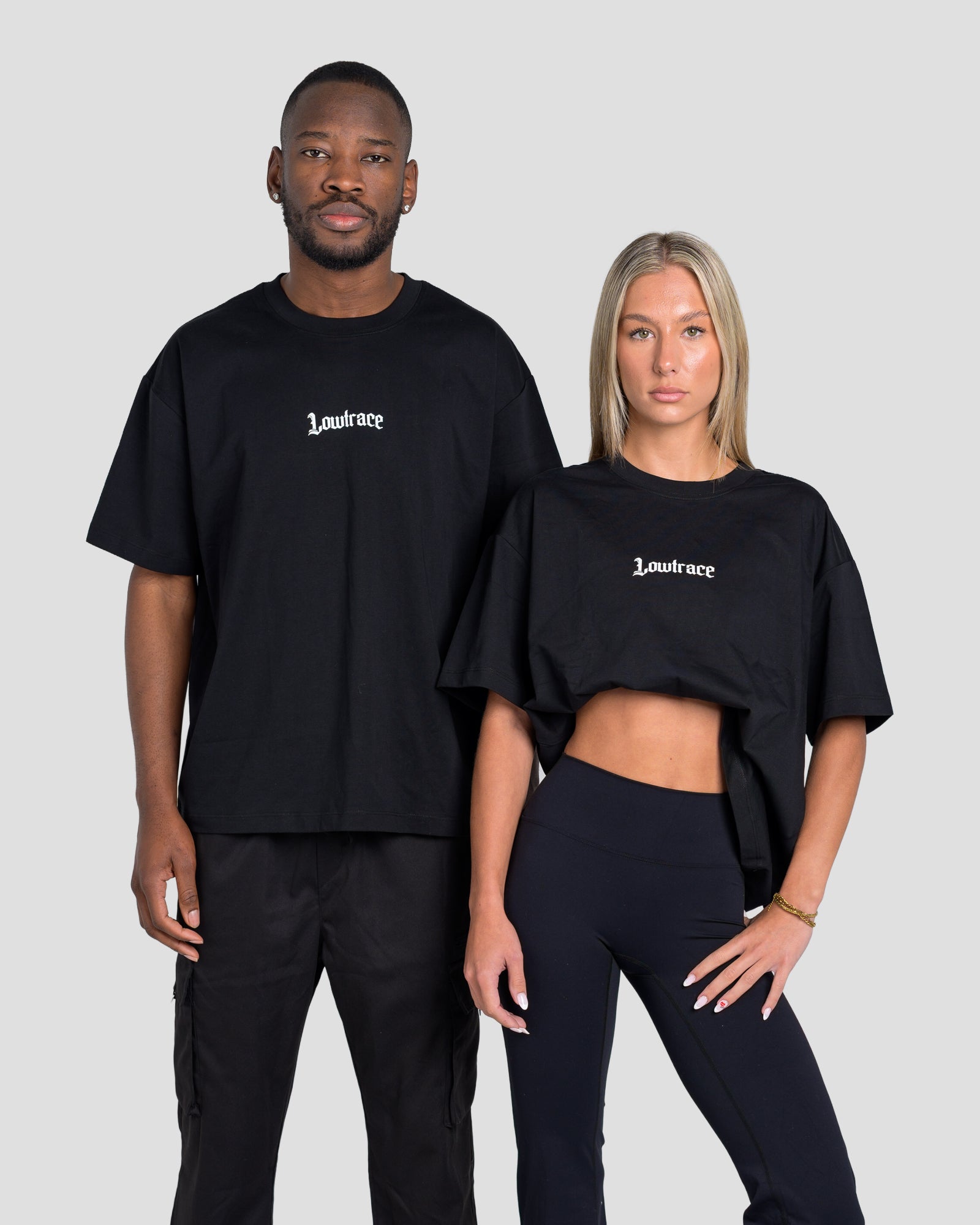 LOWTRACE FIRST OFFENCE TEE - BLACK