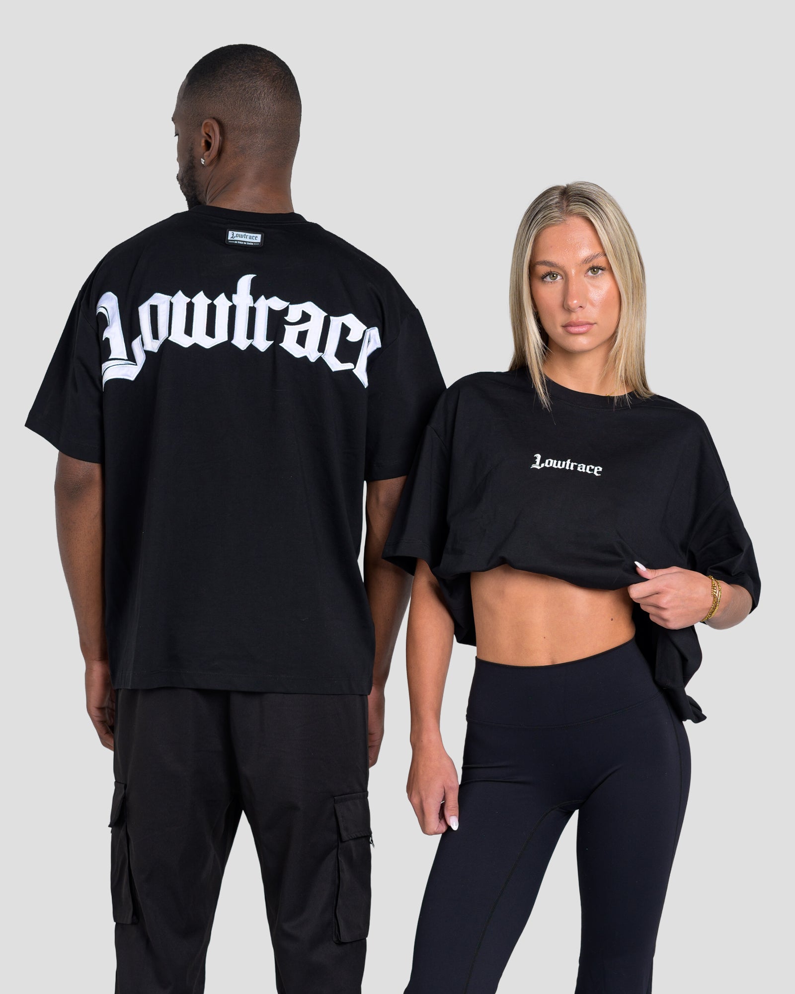 LOWTRACE FIRST OFFENCE TEE - BLACK